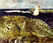 bruno liljefors havstrut vid boet Spain oil painting artist